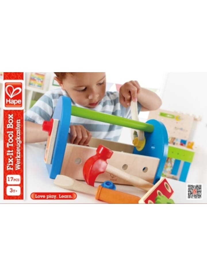 Hape  Kleinkinder Werkzeugkasten aus Holz, 14-teilig günstig kaufen onesize