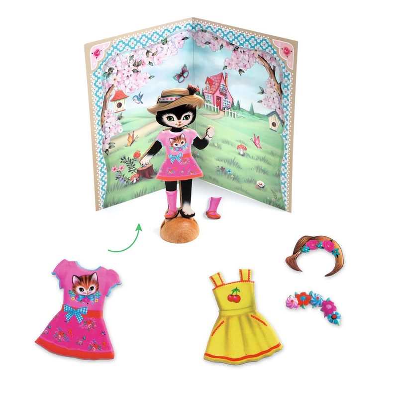 Coffret collage Little dressing Djeco