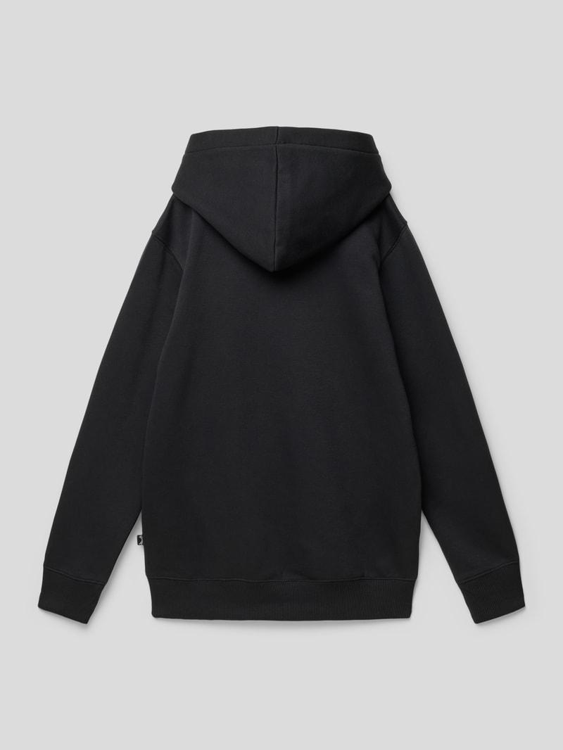 Hoodie mit Label-Stitching Modell 'ARCH' in schwarz
