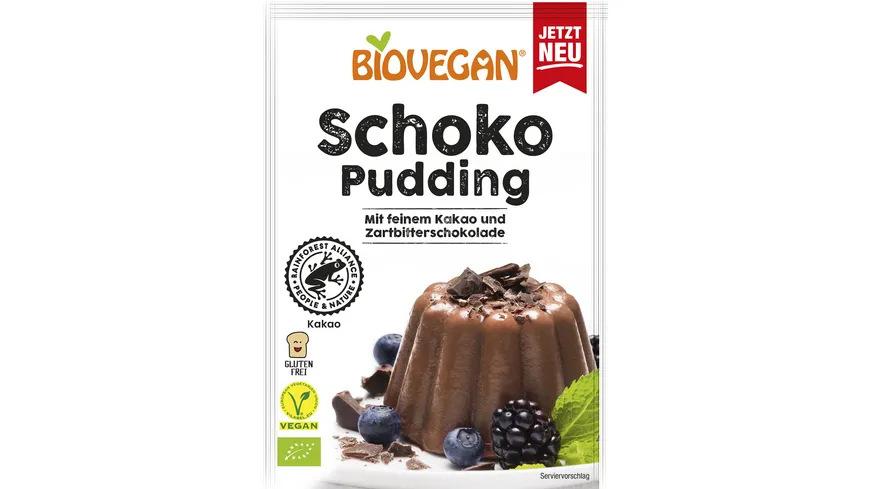 BIOVEGAN Pudding Schoko 55 g