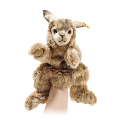 Handpuppe Hase, 30 cm, hellbraun