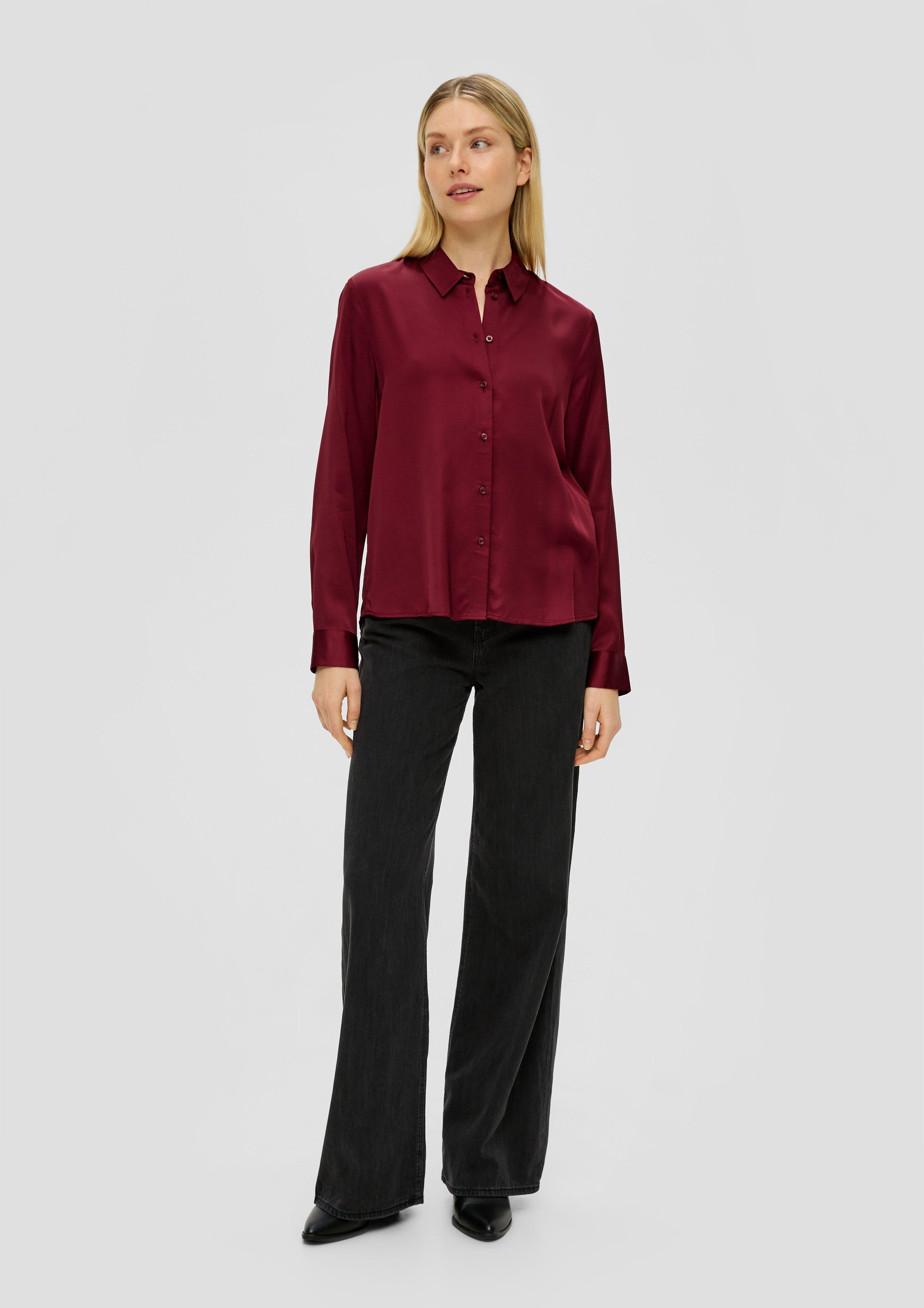 Satinbluse aus reiner Viskose  2139281-3871