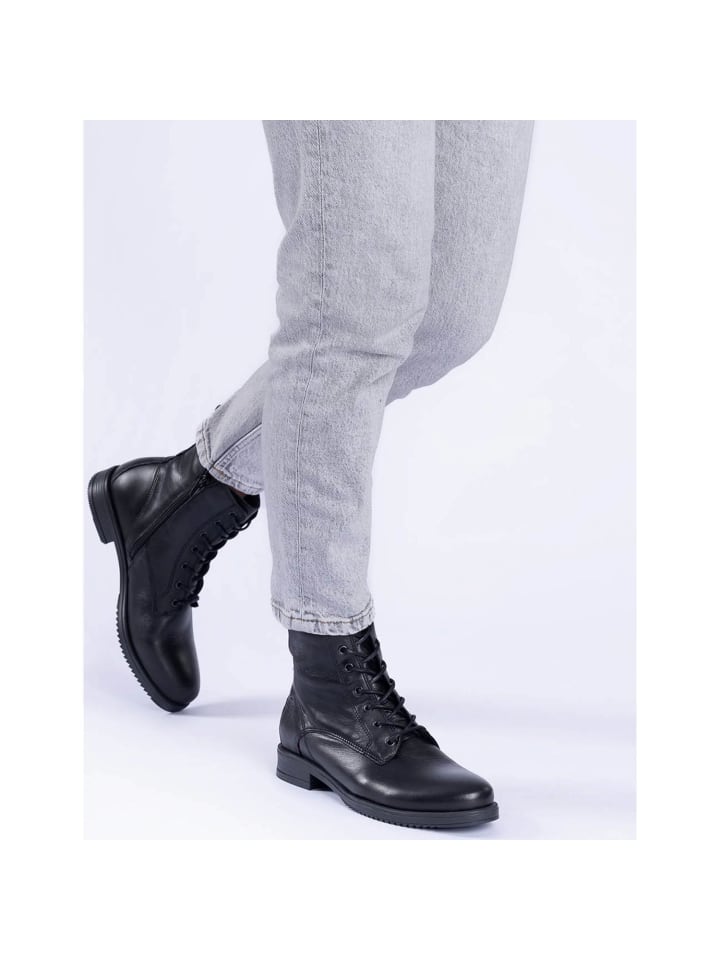 palado Schnürstiefeletten in Black/Black günstig kaufen