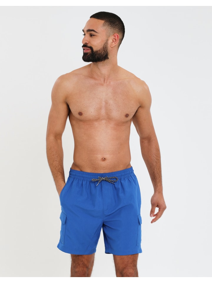 Threadbare Badehose THB Swim Short Saxon in Cobalt günstig kaufen