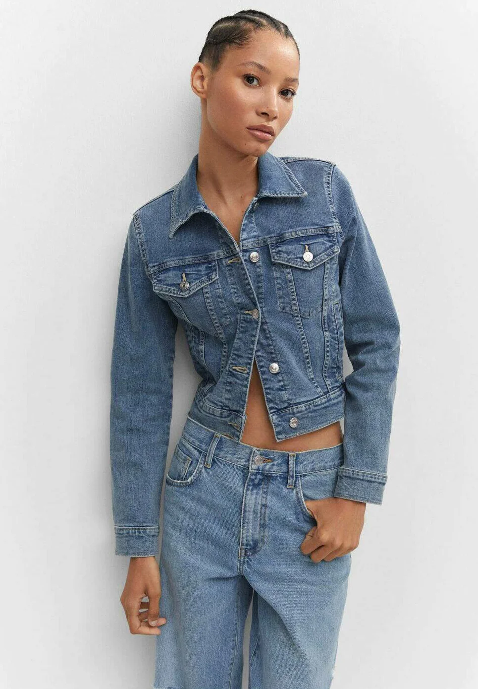 Mango VICKY - Chaqueta vaquera