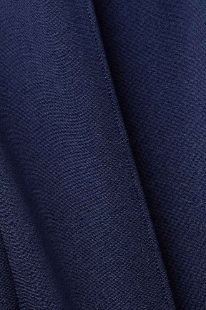 Punto-Jersey-Hose mit geschlitztem Saum