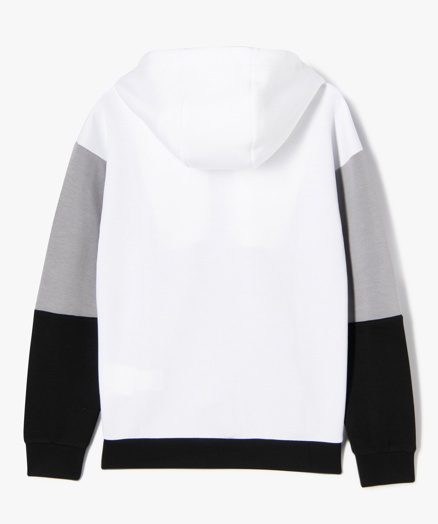 Sweat à capuche zippé multicolore Garçon blanc | GEMO
