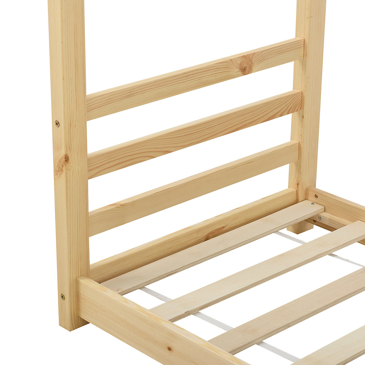 Kinderbett mit Lattenrost Hausbett Holz Weiß Bettenhaus Bett Jugendbett in verschiedenen Größen