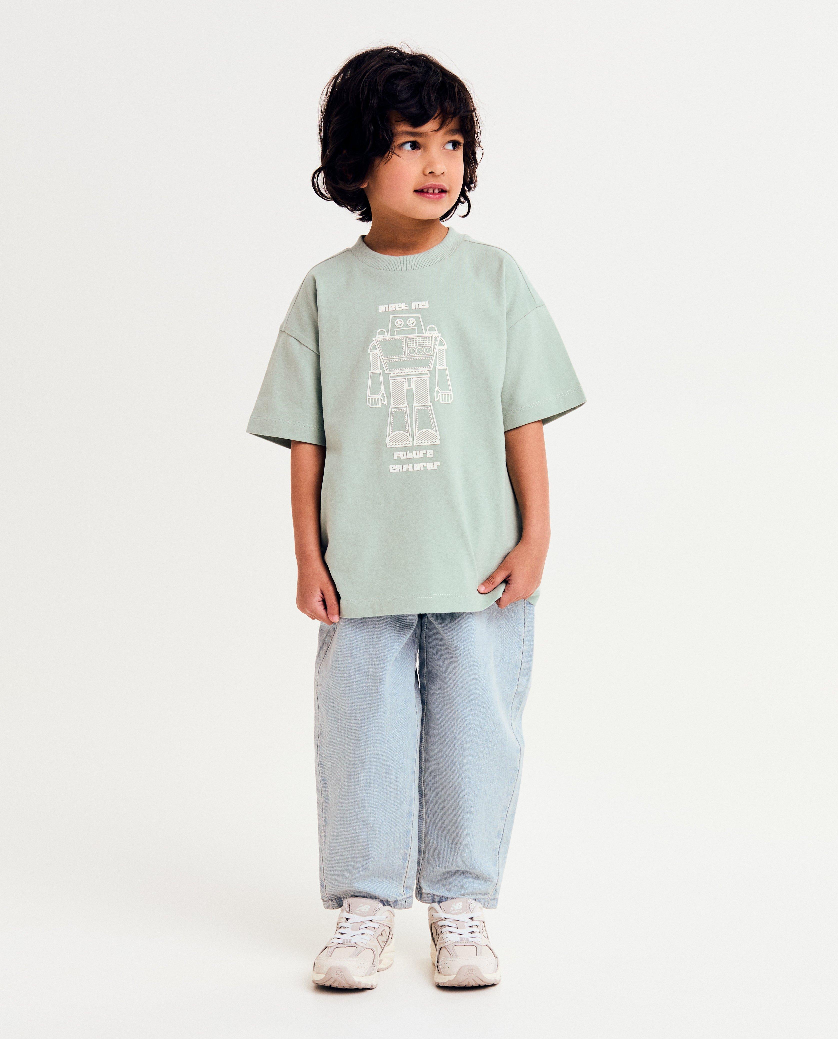 Tricou Kidz Nation cu imprimeu kaki