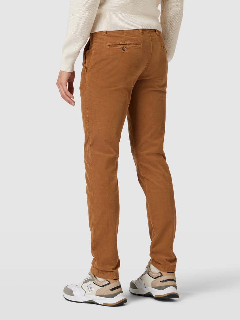Chino in Cord-Optik Modell 'BLEECKER' in khaki