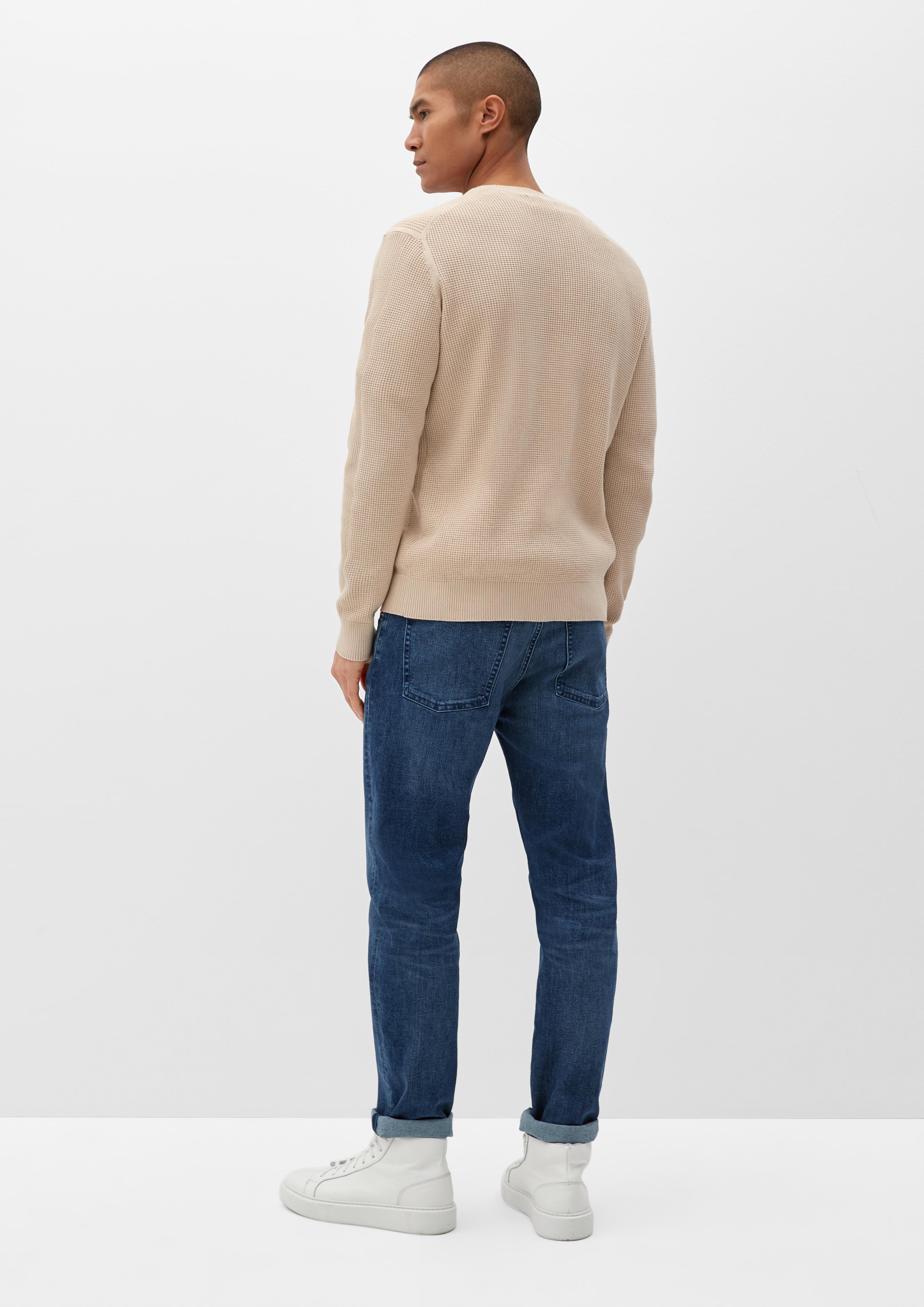 Pullover mit Waffelpiqué-Struktur  2129585-8138