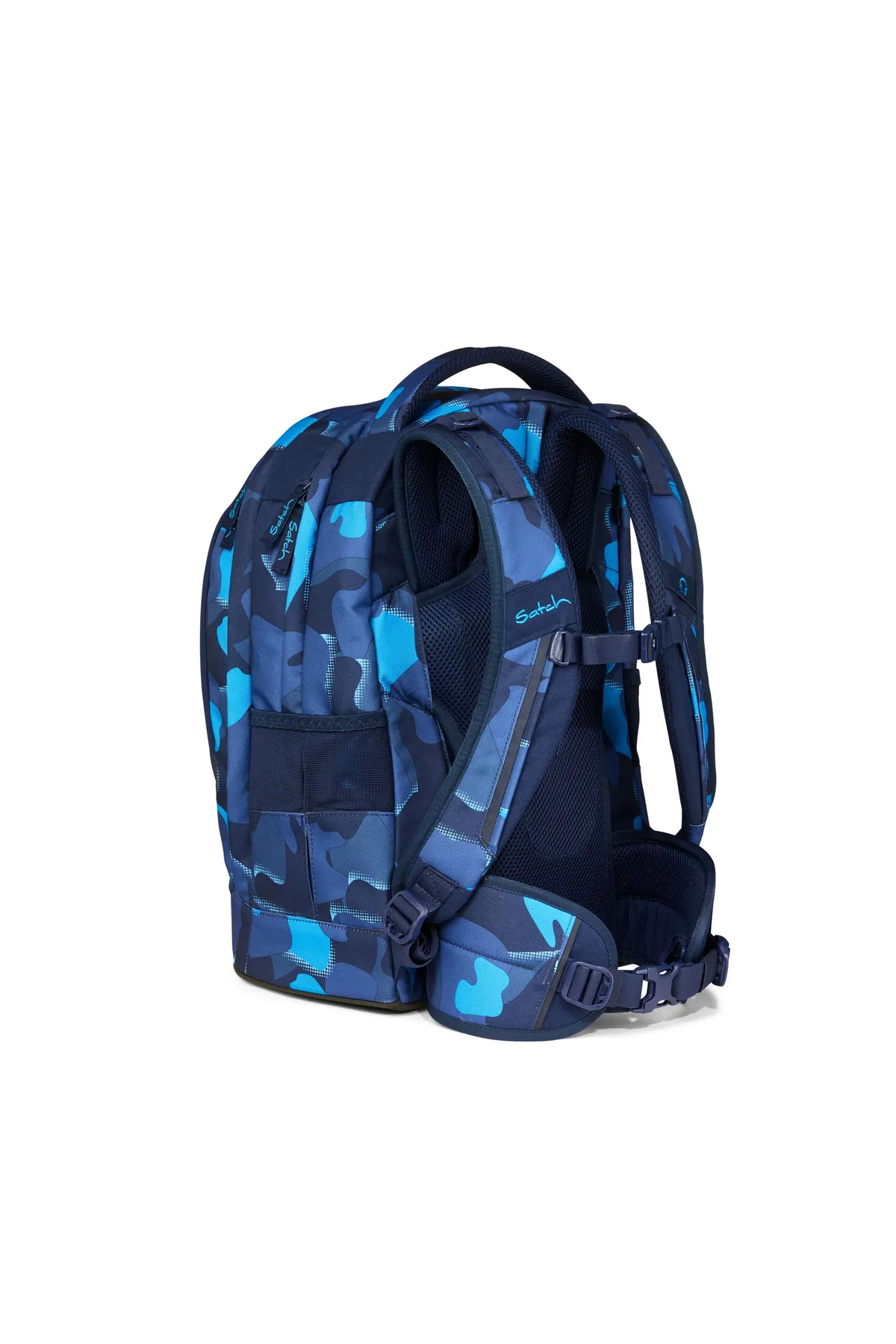 satch  Schulrucksack - Blau - Unifarben