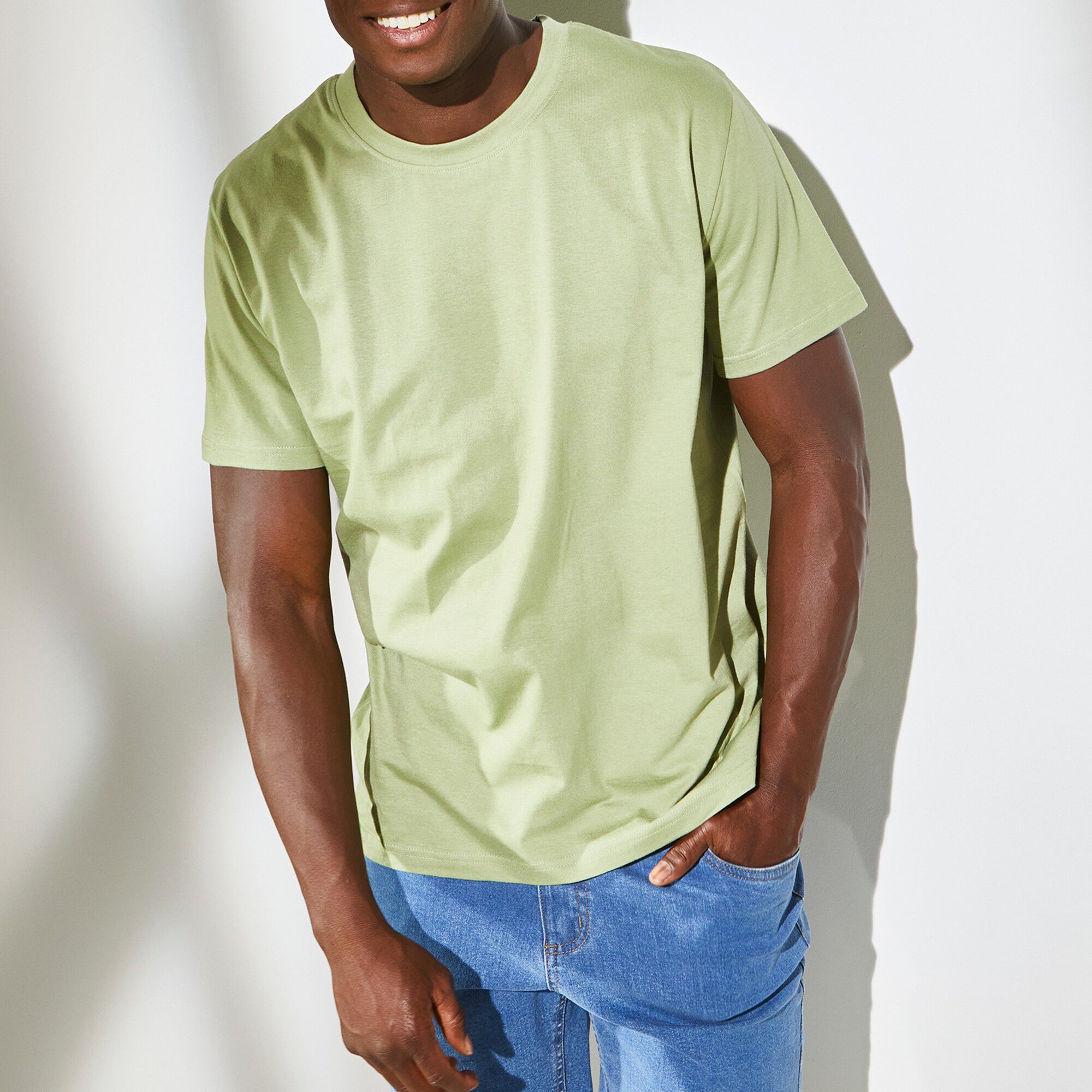 T-shirt col rond manches courtes
