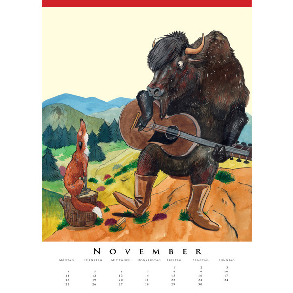 LEONARD ERLBRUCHS KINDERZIMMERKALENDER 2024 - Kalender