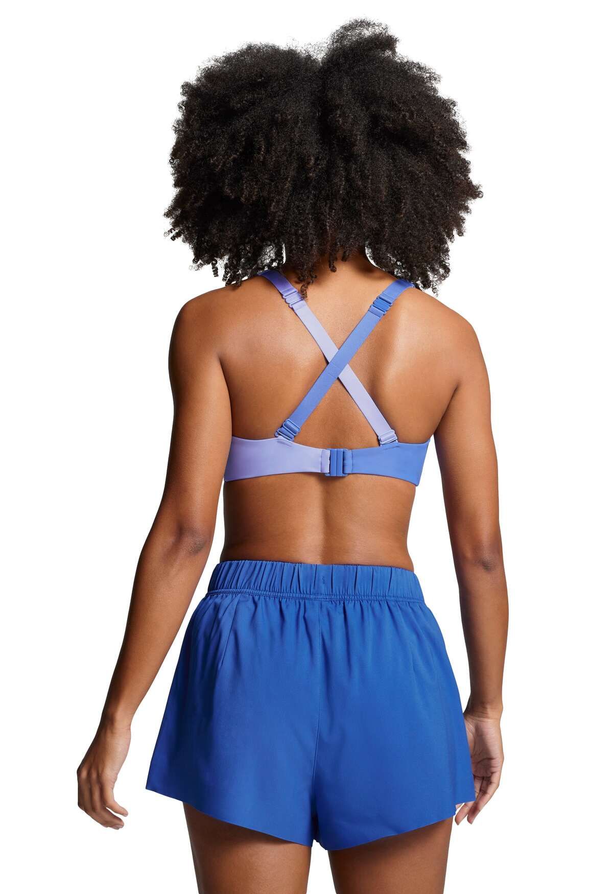 PUMA Elektro Purple High-Waist Damen Badeshorts