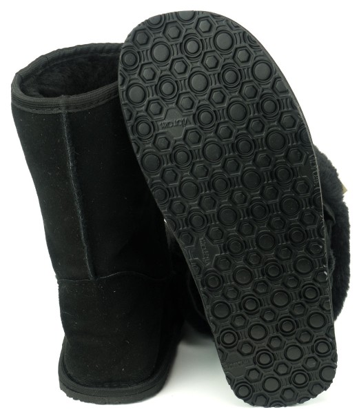ZeaZoo |a ~ Winter-Boot Dingo mit Fell ~ Schwarz
