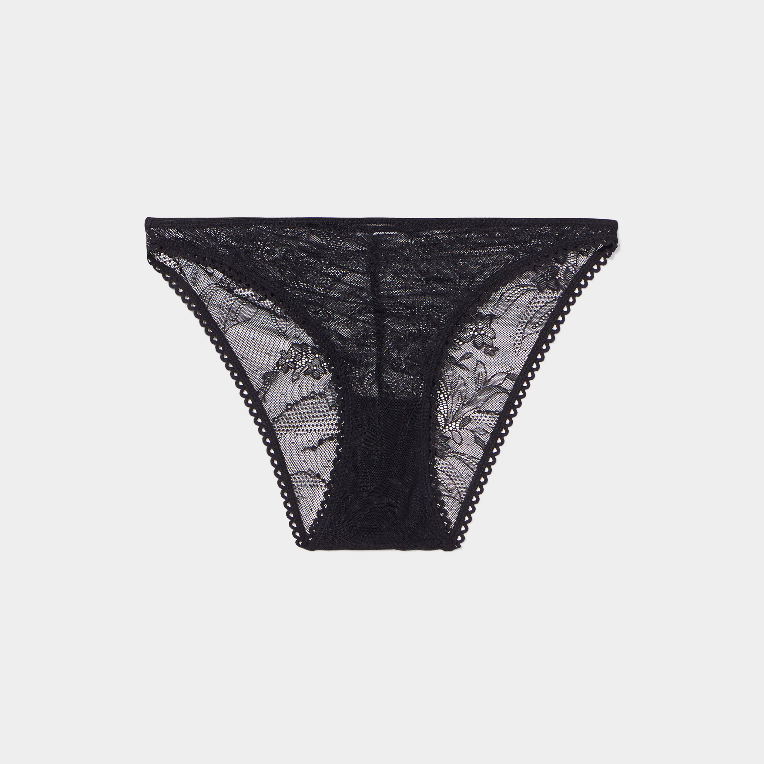 Culotte en dentelle noir femme | La Halle