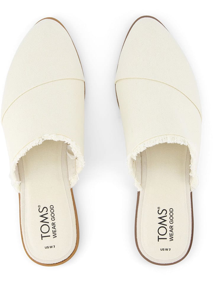 TOMS Clogs in Creme günstig kaufen