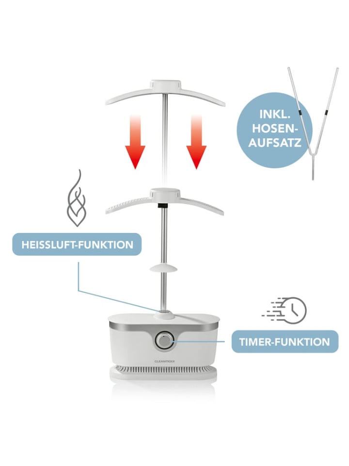 CLEANmaxx CLEANmaxx Bügler 1800W für Hemden, Blusen & Hosen günstig kaufen onesize