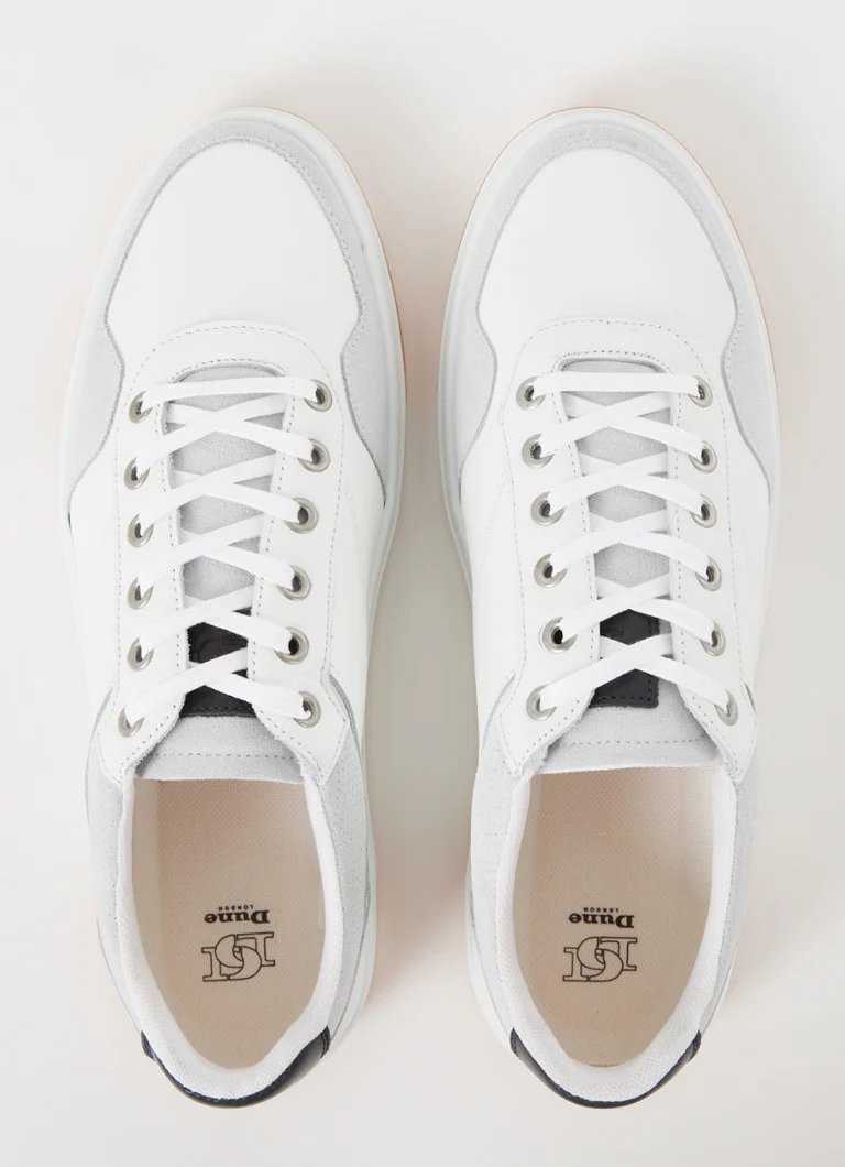 Sneakers Thorin in pelle di Dune London con dettagli in camoscio