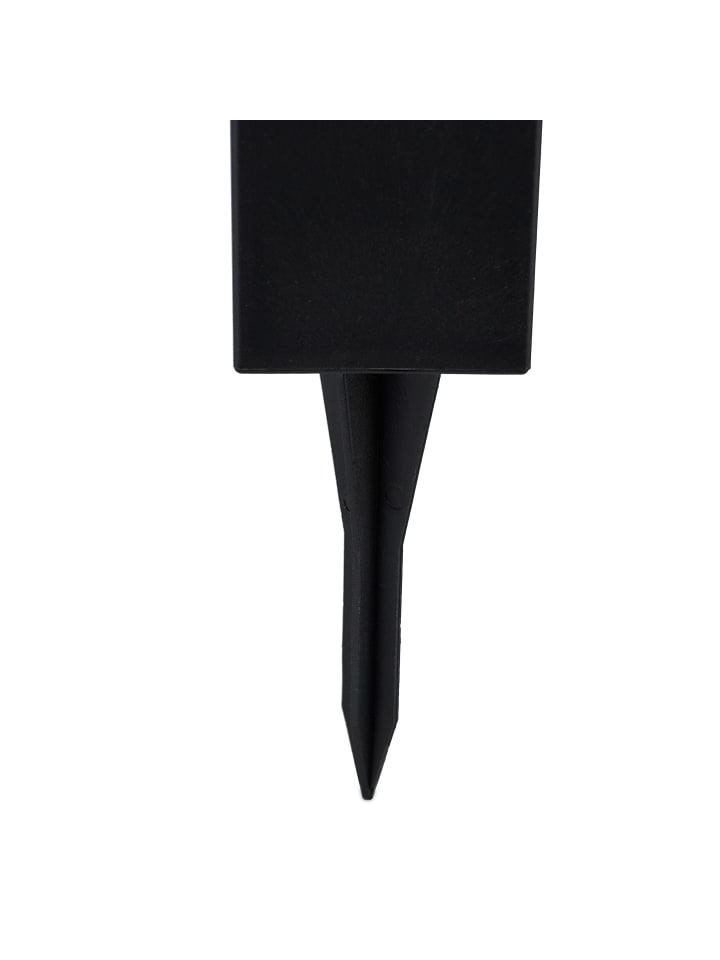 relaxdays 8 x Solarlampe in Schwarz günstig kaufen onesize