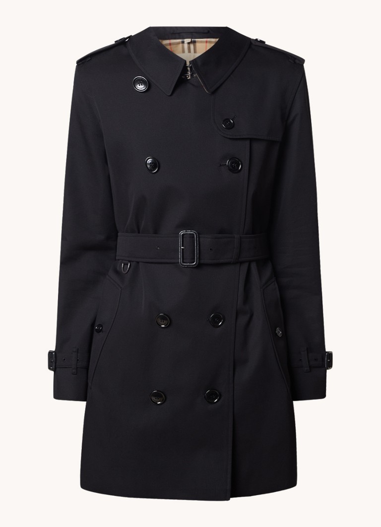 Trench doppiopetto Burberry Kensington con cintura