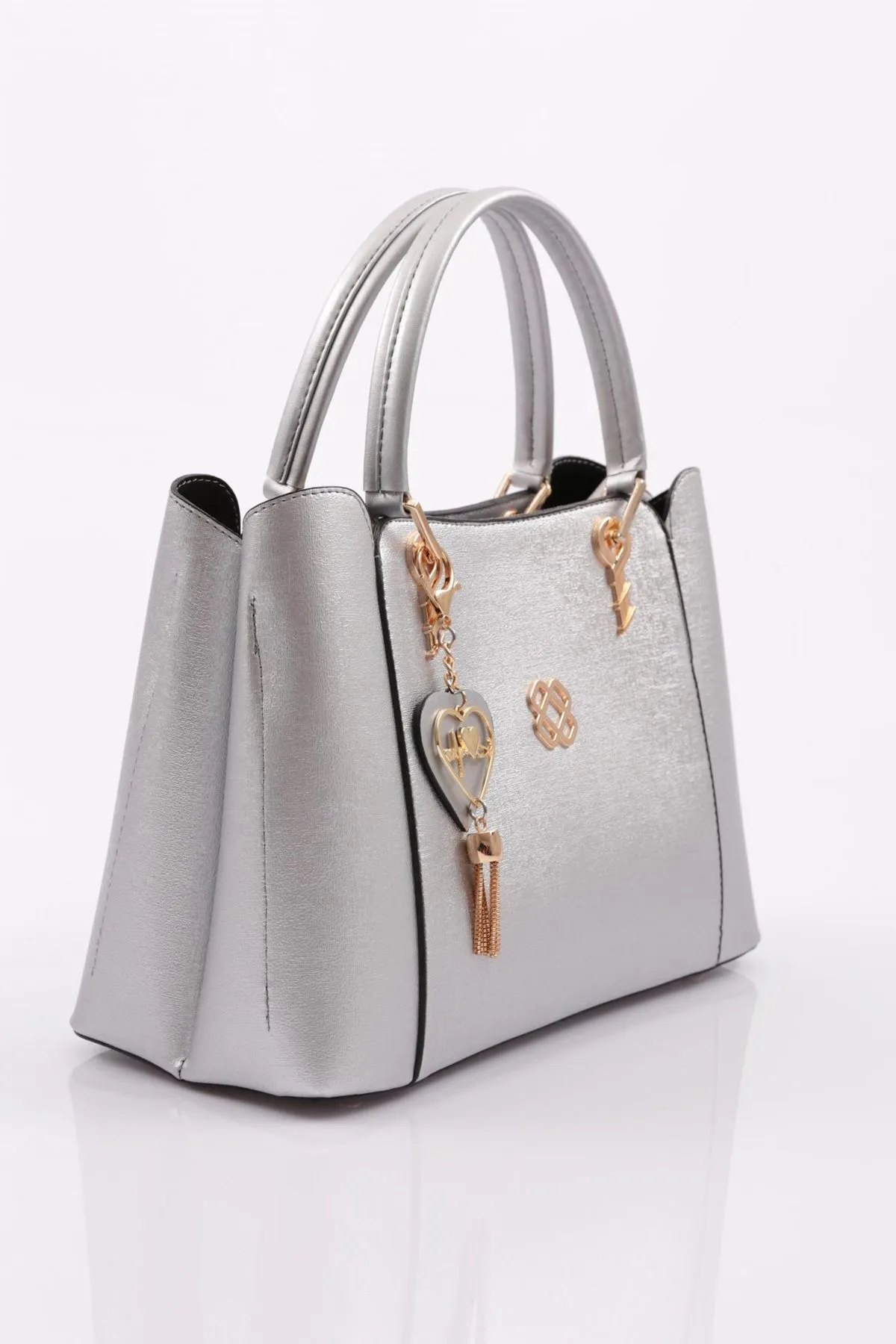DGN  3267 Modell Silber Taycan Damen Schulter- und Handtasche