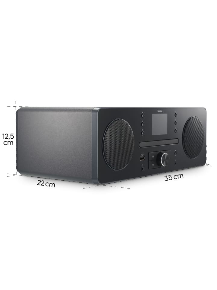 Hama DR1560CBT, DAB /FM/CD/Bluetooth® in Schwarz günstig kaufen onesize