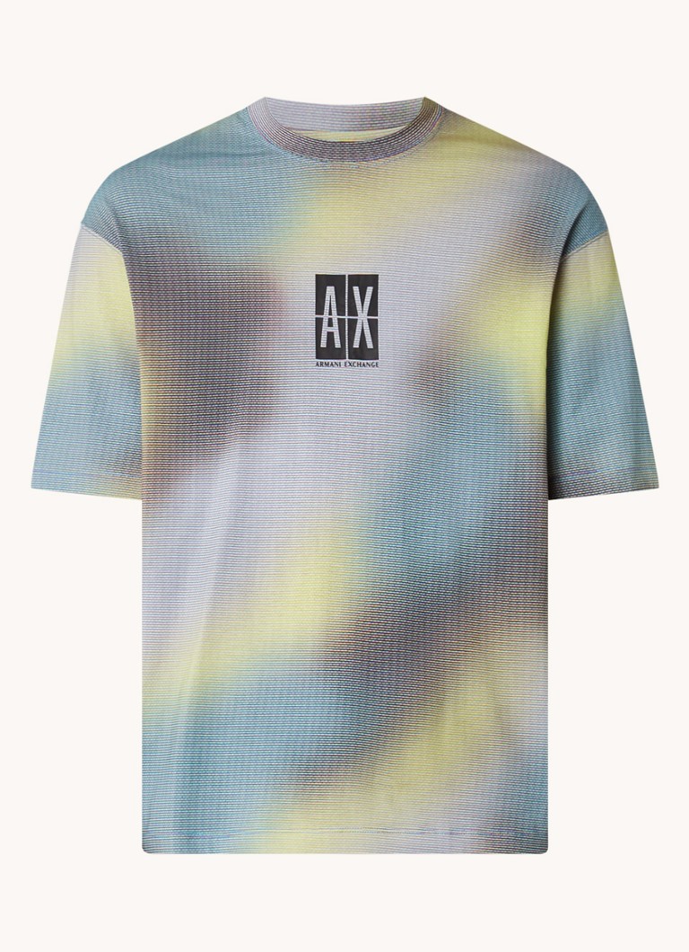 Tricou Armani Exchange cu logo imprimat