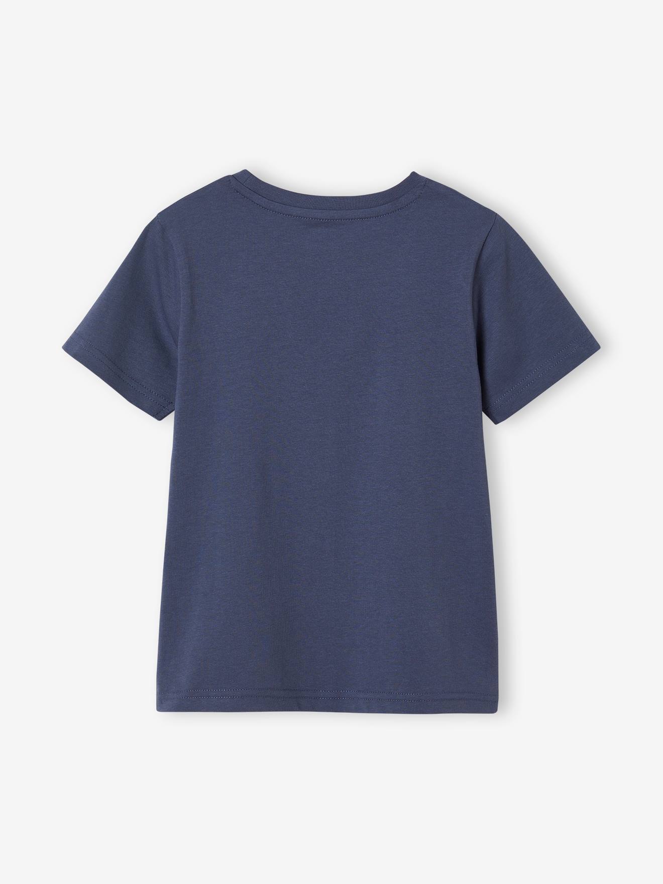 Vertbaudet Jungen T-Shirt mit Recycling-Baumwolle - grau meliert