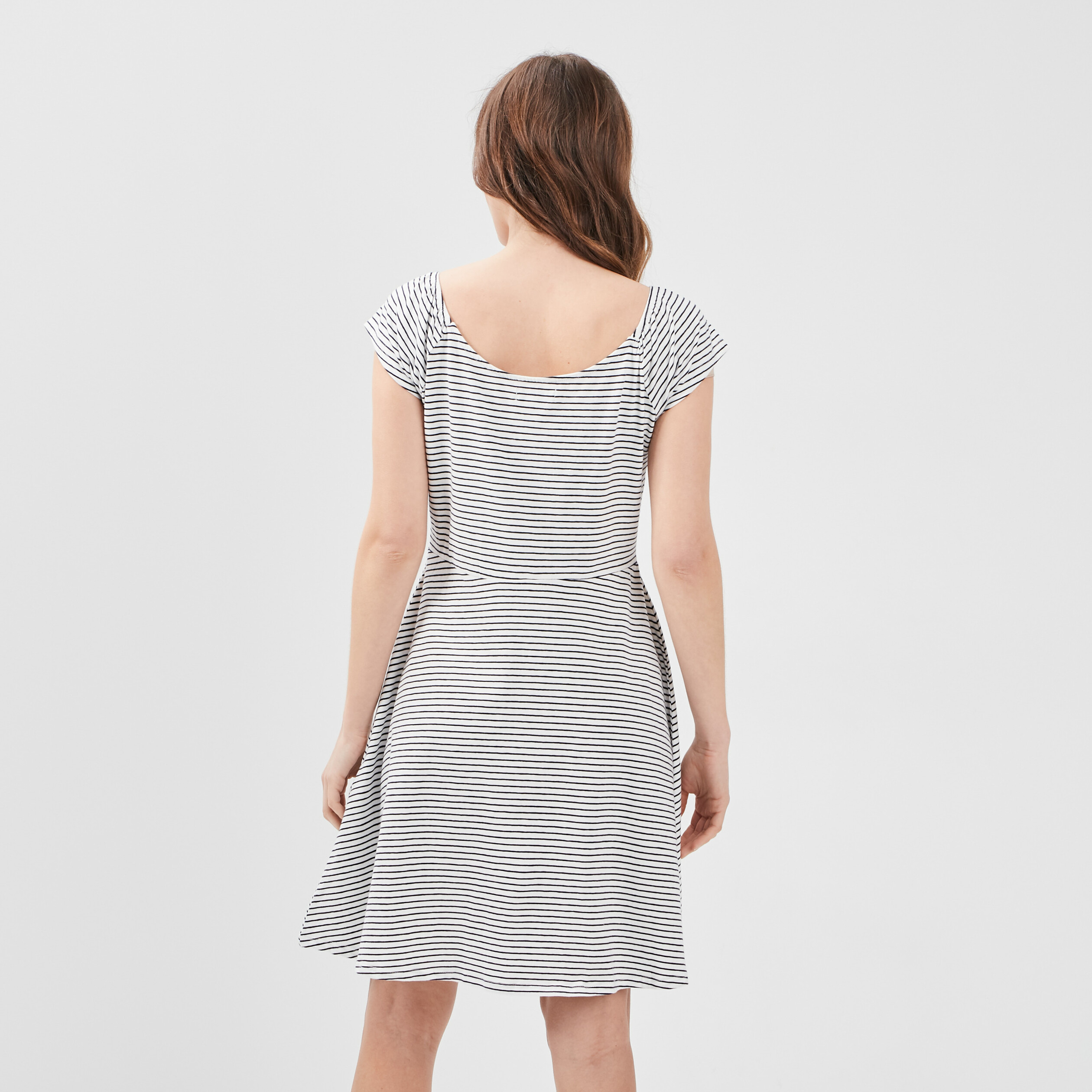 Robe évasée Liberto bleu marine femme | La Halle