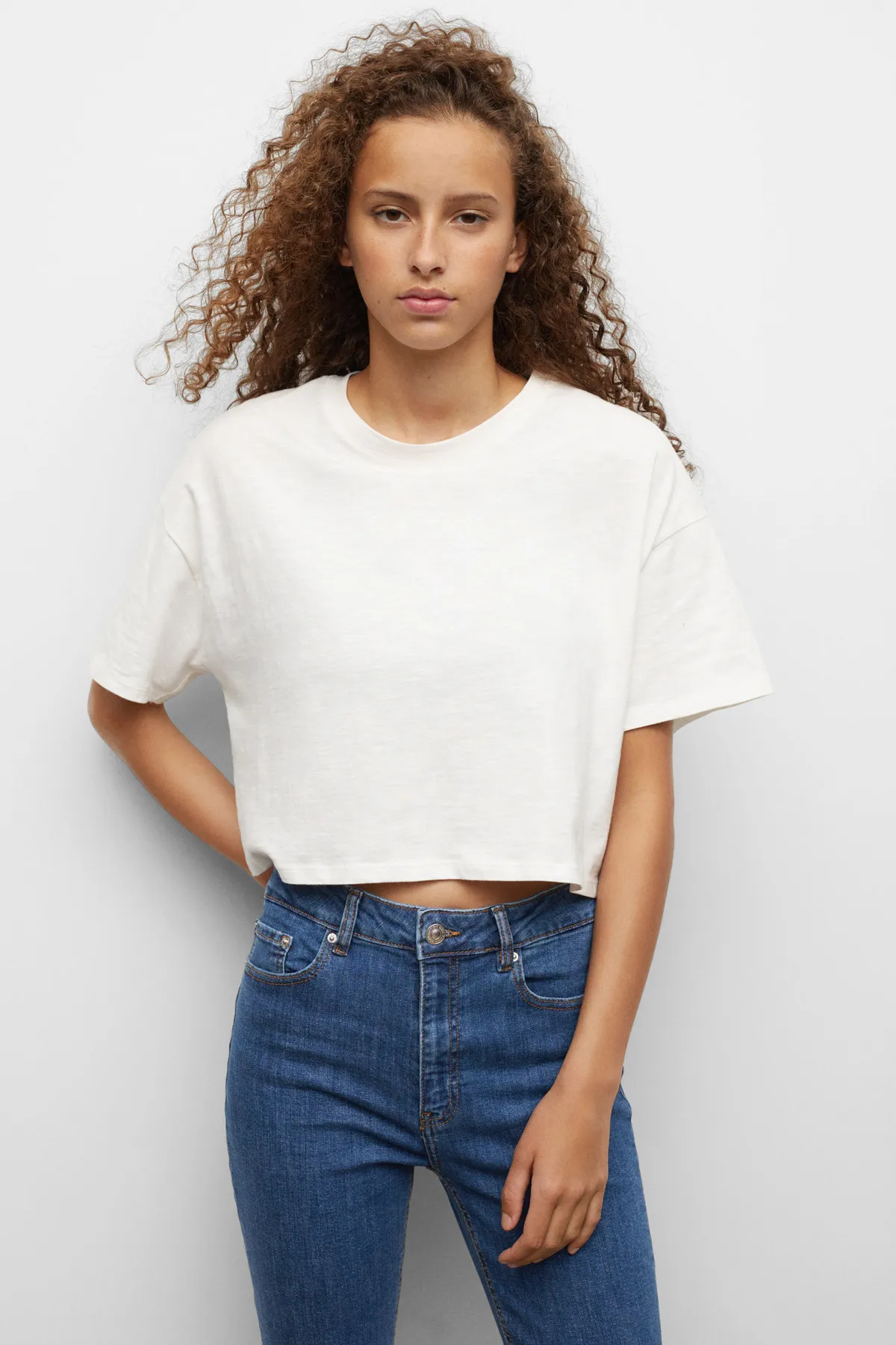 MANGO Kids  Blaue Damenjeans 27011115