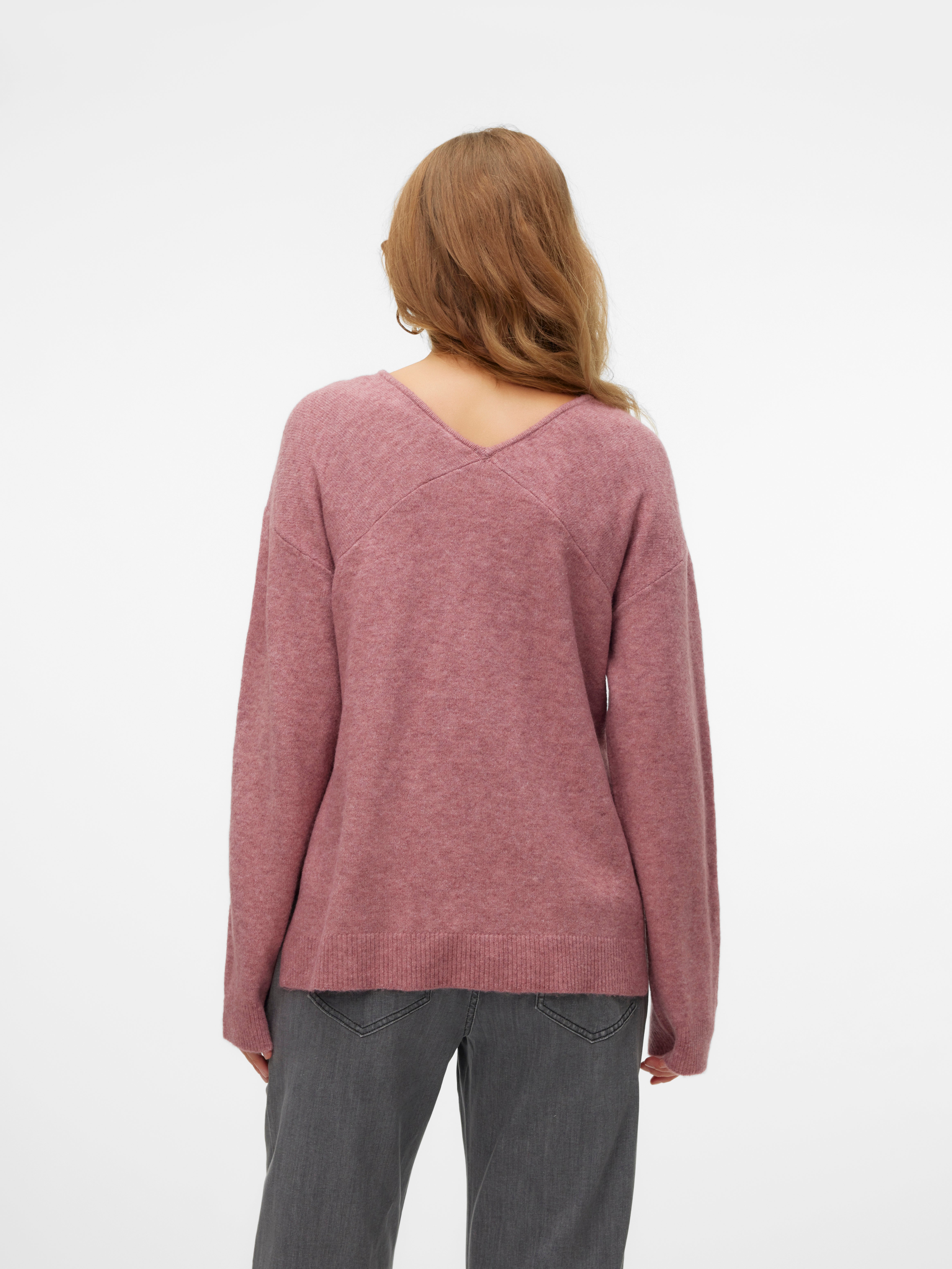 V-Ausschnitt Pullover