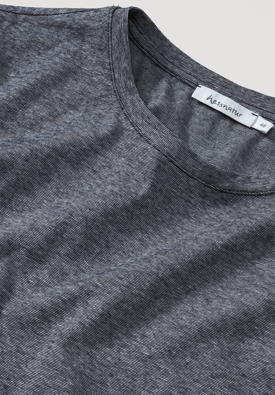 Kurzarmshirt aus Bio-Merinowolle mit Hanf und Bio-Baumwolle
