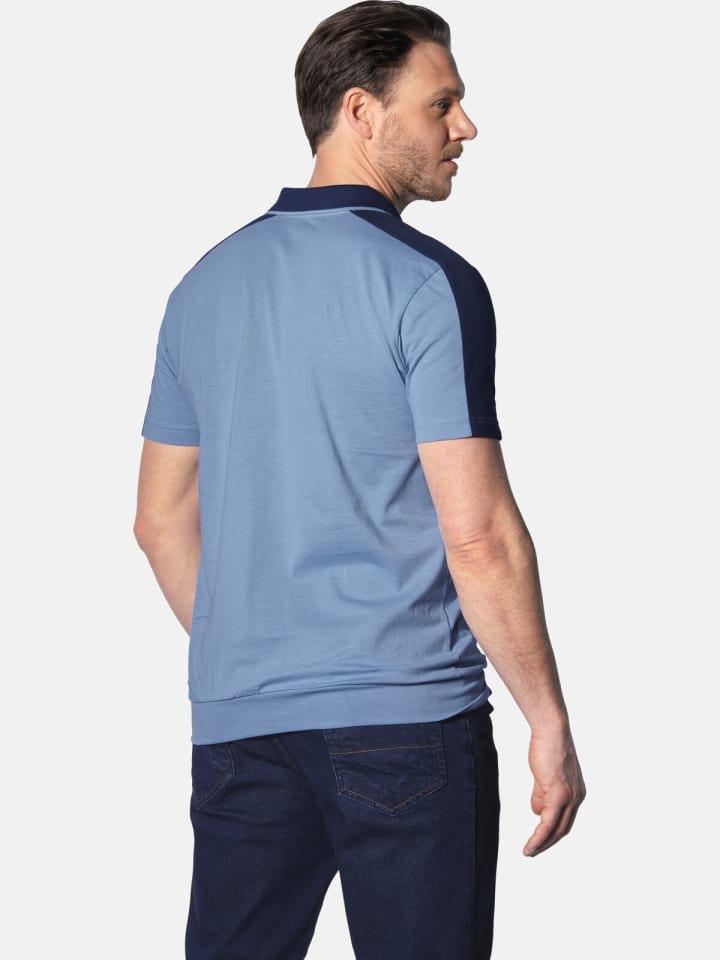 Jan Vanderstorm Poloshirt EGRON in blau günstig kaufen