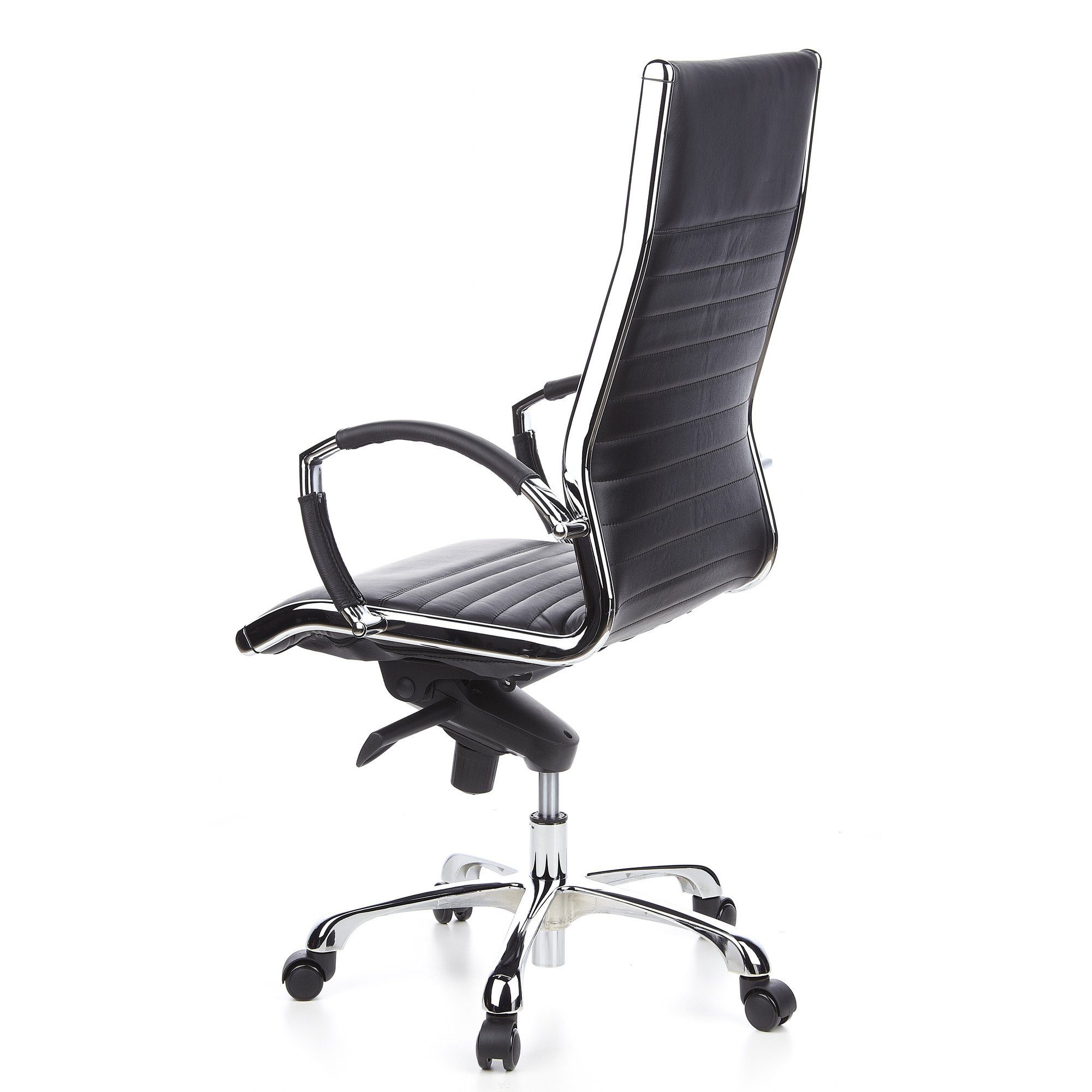 hjh OFFICE Chefsessel Profi Chefsessel PARMA 20 Leder mit Armlehnen, Drehstuhl Bürostuhl ergonomisch