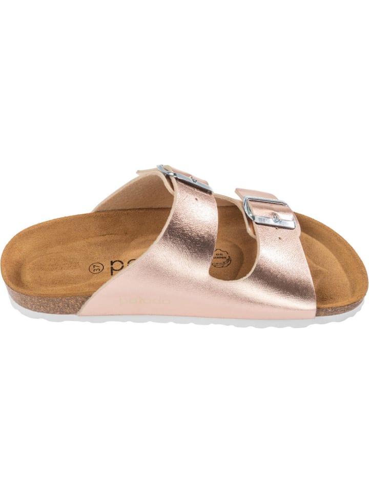 palado Pantoletten in Metallic Rosa günstig kaufen