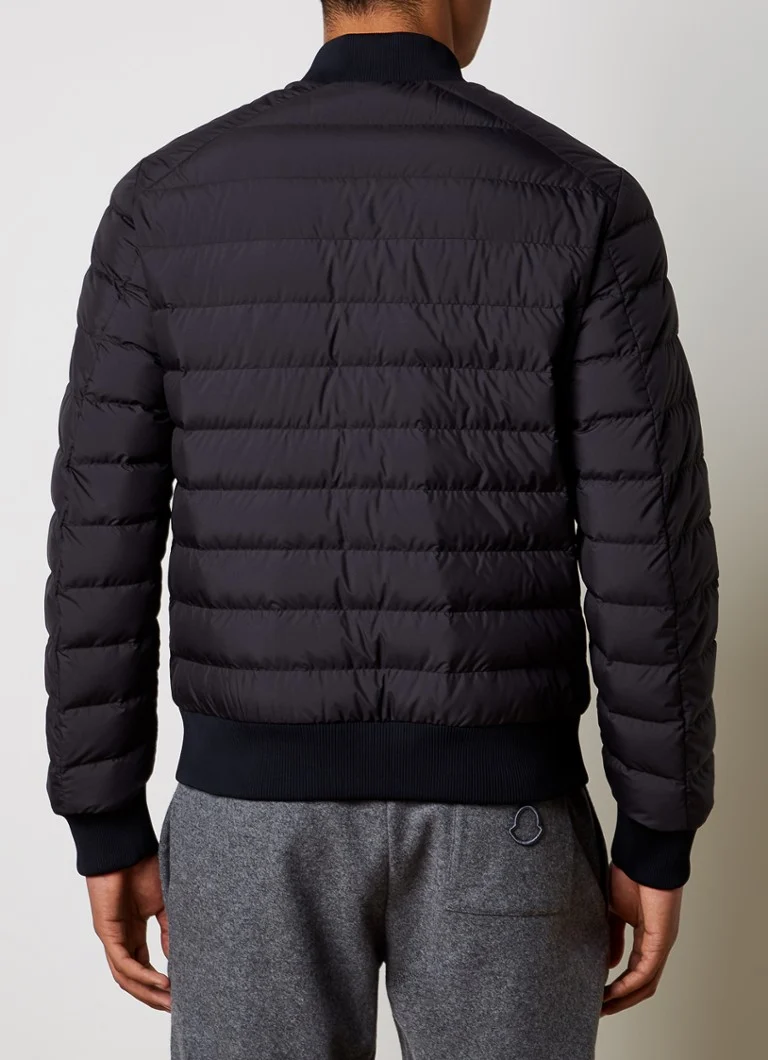 Moncler Mounier quilted bomber jacket with down filling and zip pockets