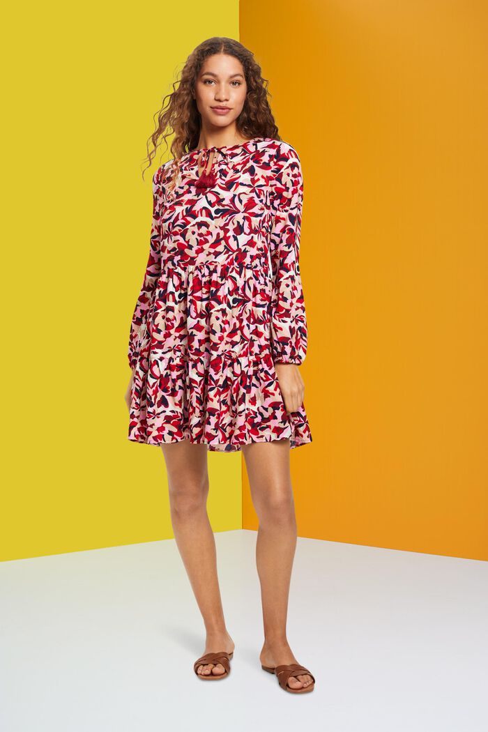 Gemustertes Strandkleid