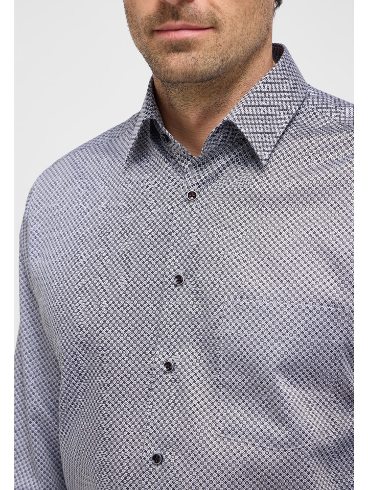 Eterna Hemd MODERN FIT in grau günstig kaufen