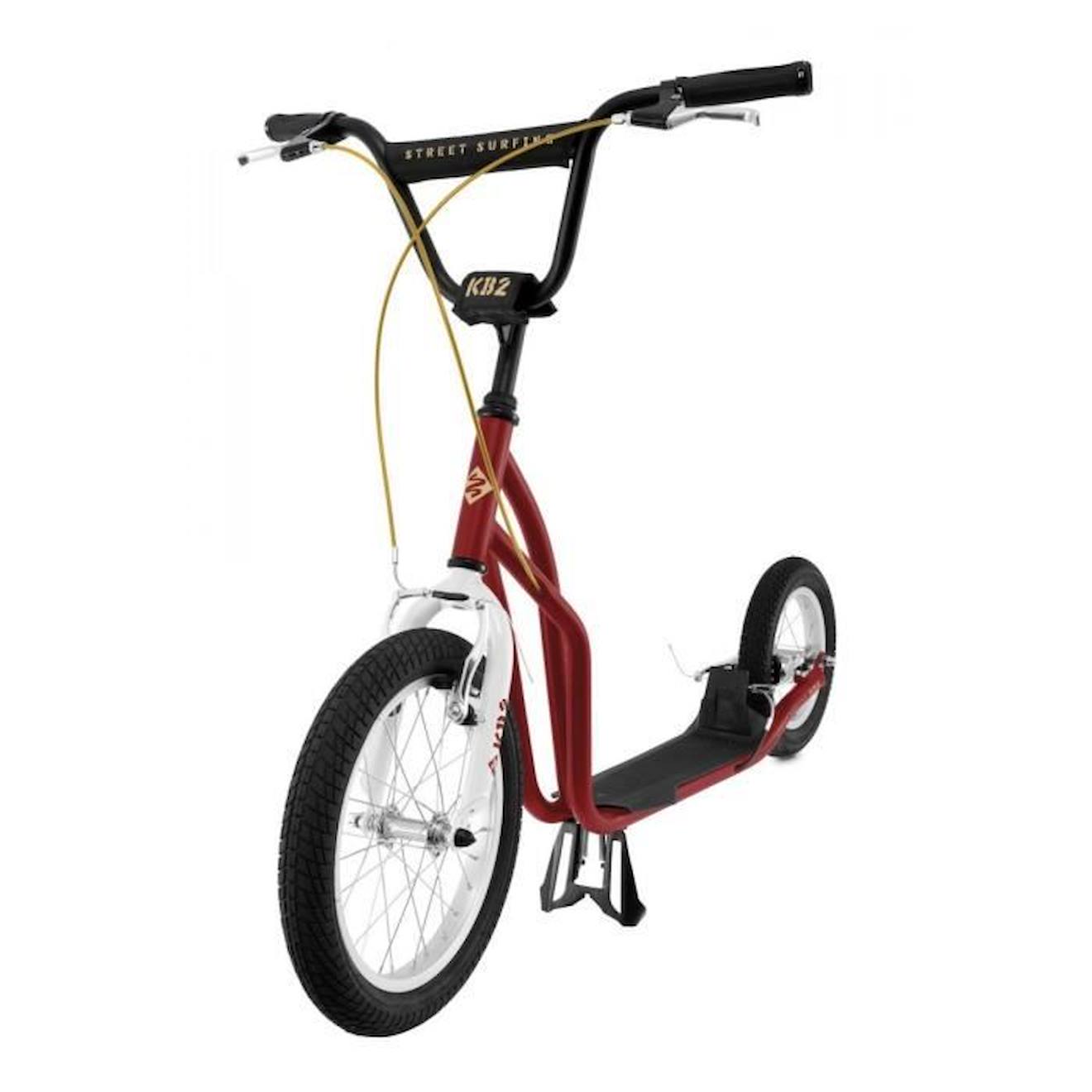 Trottinette Street Surfing KB2 bordeaux/blanc blanc