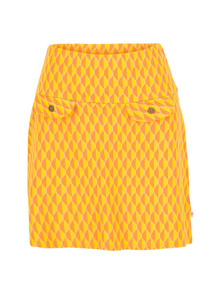 Blutsgeschwister Rock in Senf/ Orange günstig kaufen