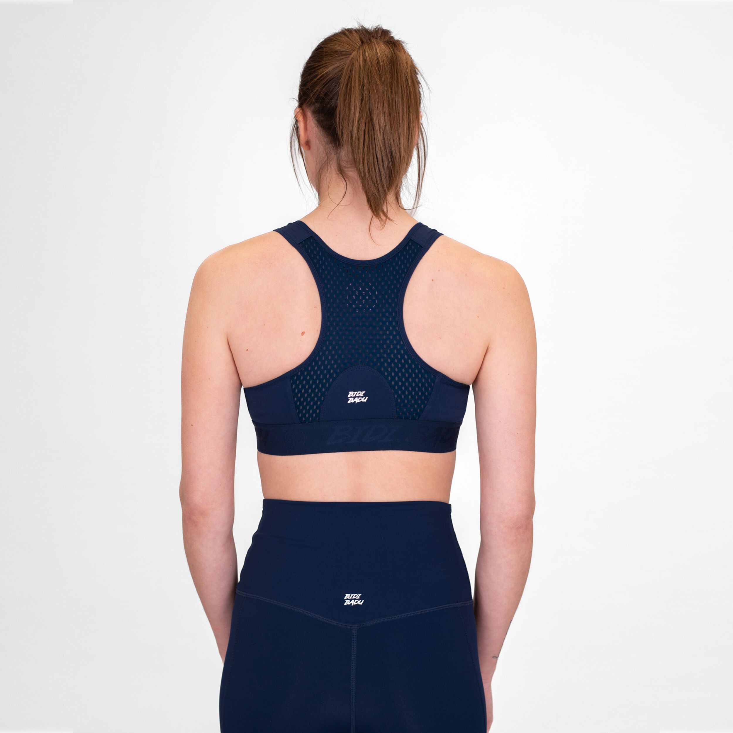 Crew High Support Sport-BH Damen - Dunkelblau