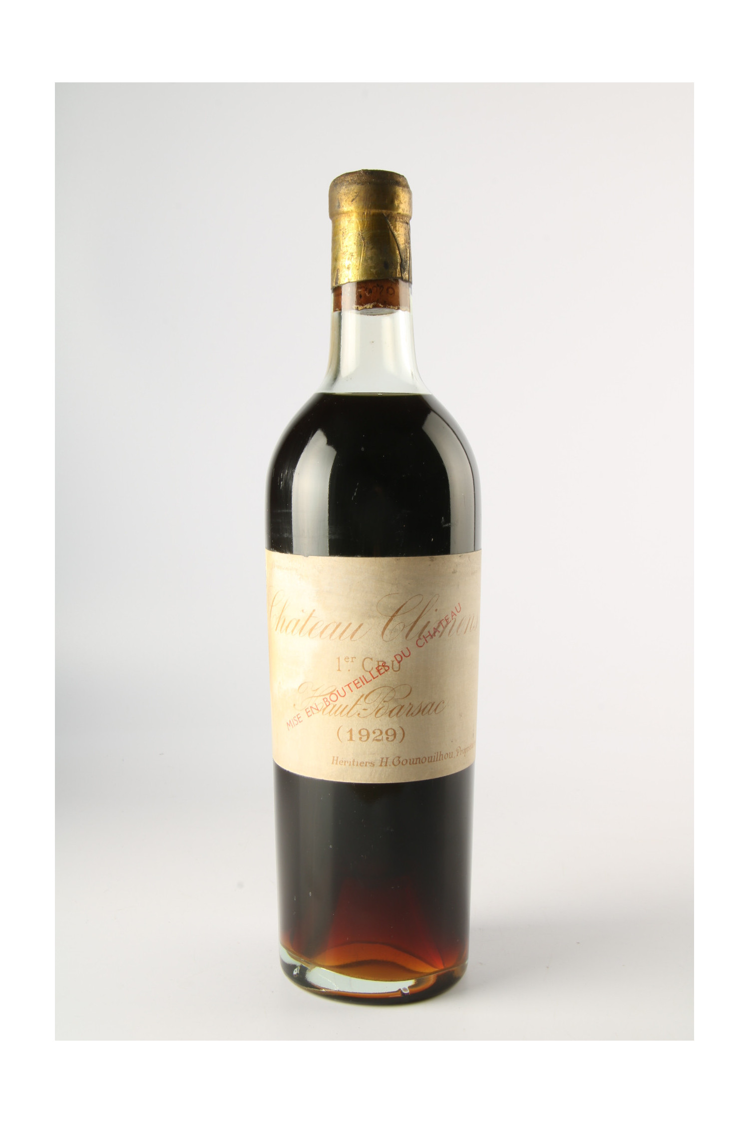 Château Climens 1929, Sauternes