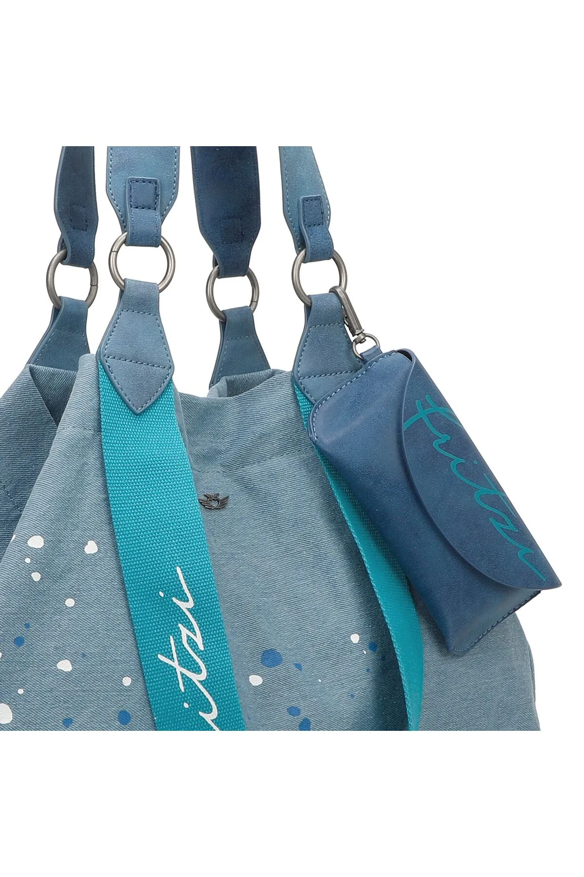 Fritzi aus Preußen  Izzy Denim Shopper Tasche M 42 cm