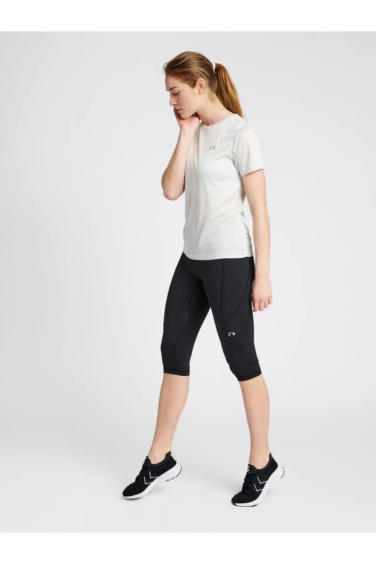 NEWLİNE  Sport-Leggings - Schwarz - Mittlerer Bund