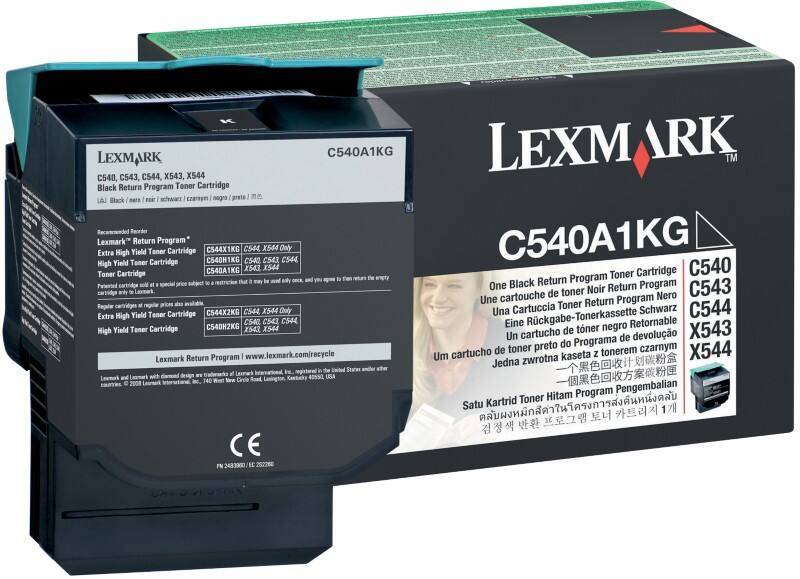 Lexmark C540A1KG Original Tonerkartusche Schwarz