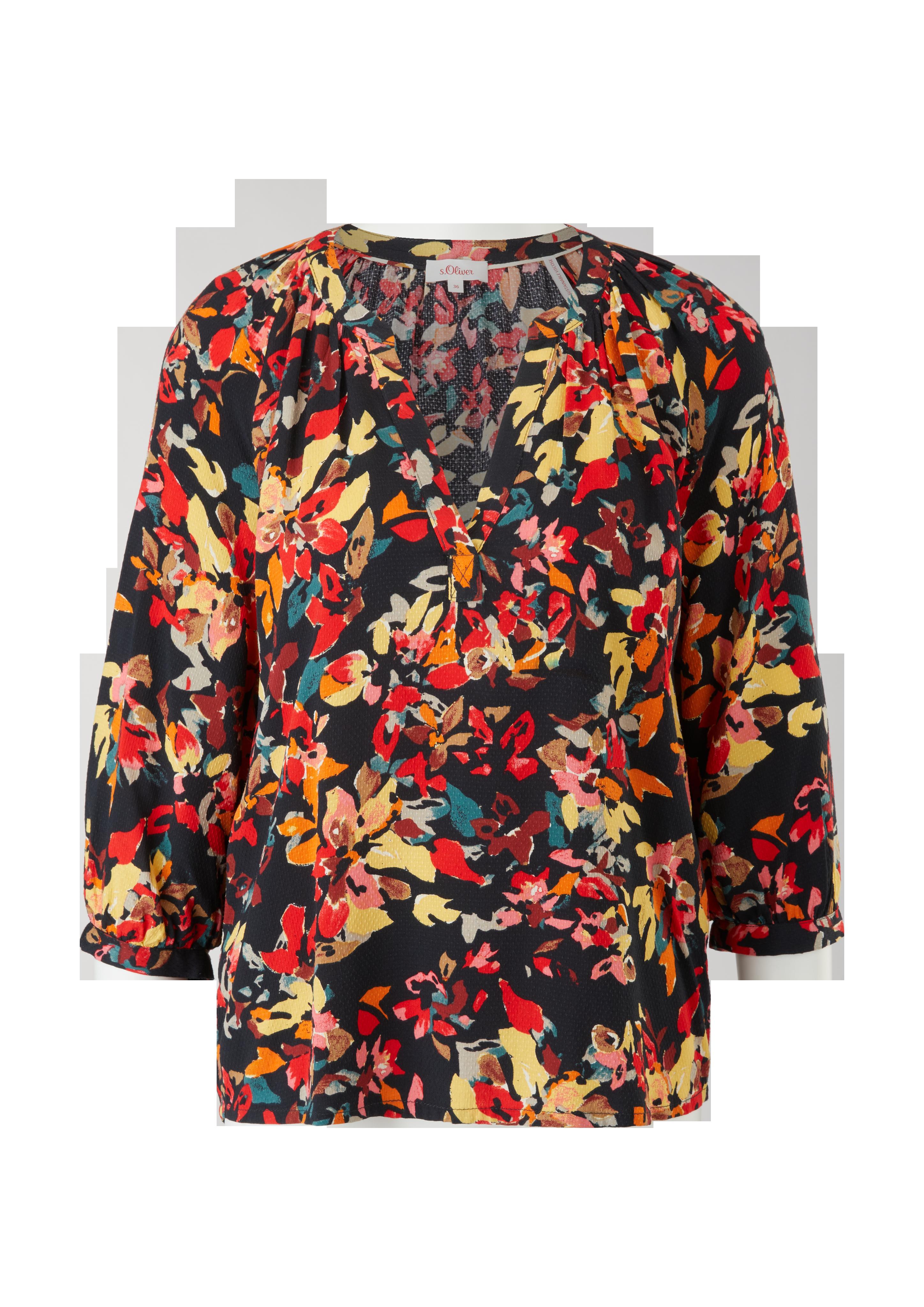 Musterbluse mit Dobby-Struktur  2120530-59A0