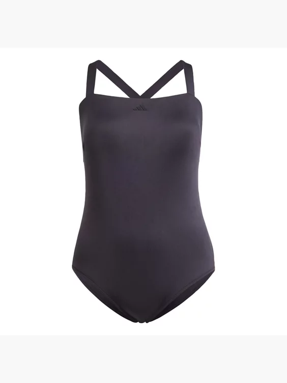 adidas Iconisea Padded Premium X-Back Badeanzug – Große Größen