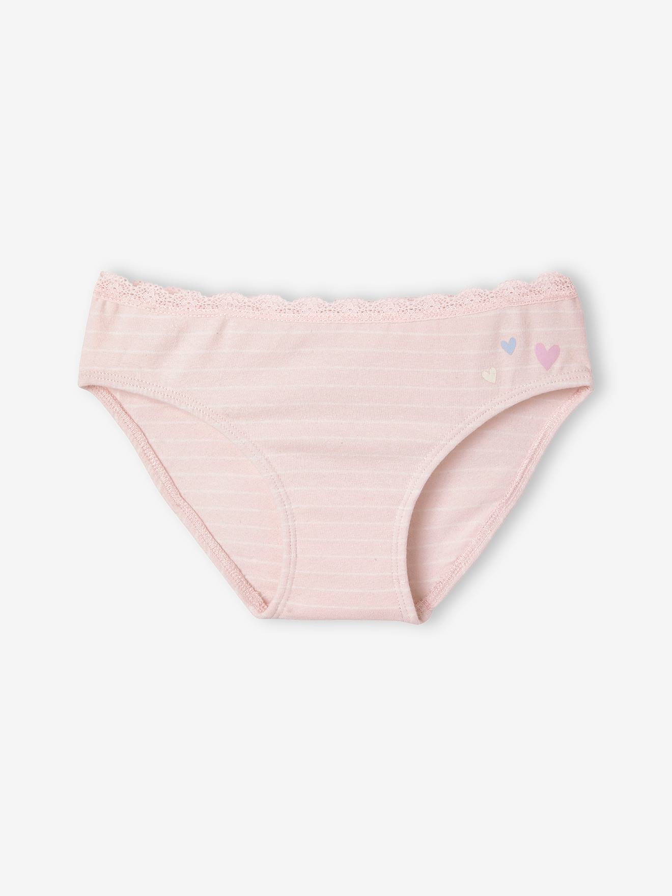 Vertbaudet 5er-Pack Mädchen Slips - violett